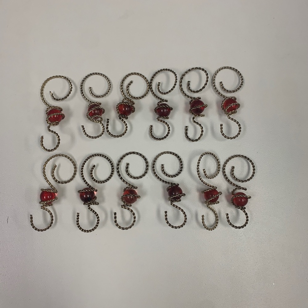 Antique Christmas Ornament Hooks - Set of 12